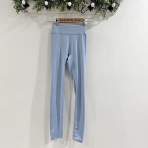 437 Four Three Seven The Essential Baby Blue Legging XS Gym Running Training V41